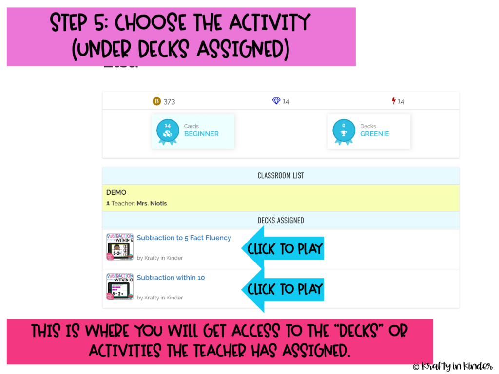 How Do Students Log-In To Boom Learning? - Krafty in Kinder