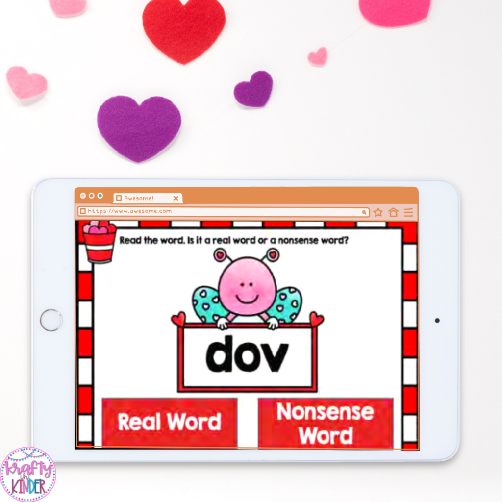 These Boom Cards are the perfect way to get in some phonics practice during the Valentine's season.