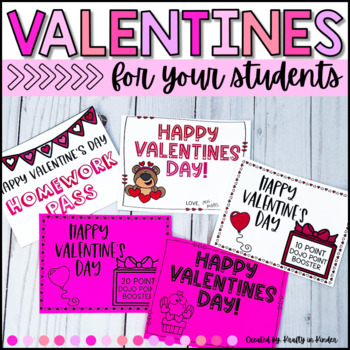 The perfect student Valentine card is ready to print and use.