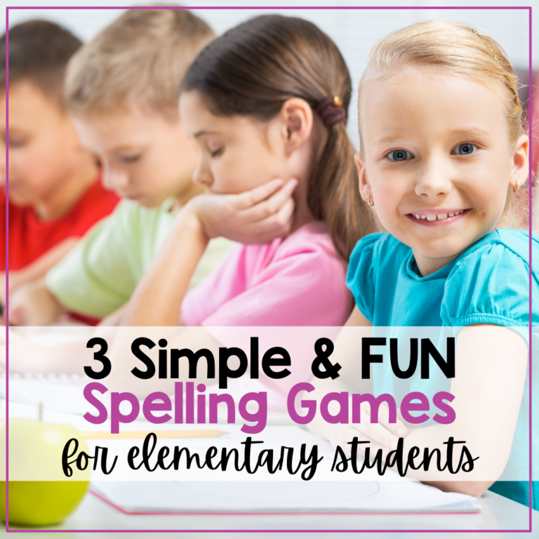 spelling games for a first grade classroom