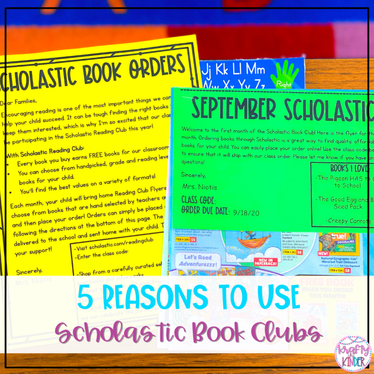 Scholastic book clubs are a great idea for any classroom any time of the year!