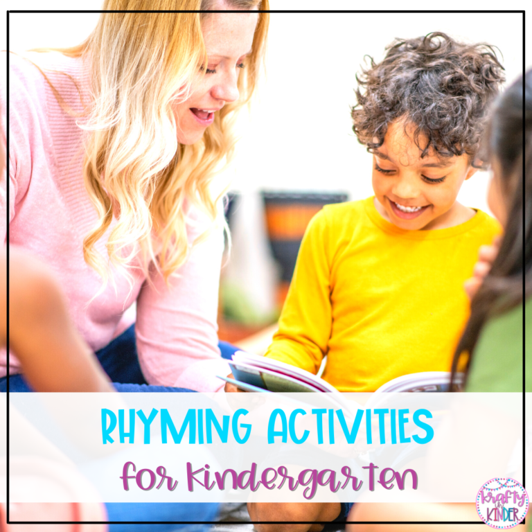 These rhyming activities are the perfect way to keep your Kindergartners excited to learn this year.