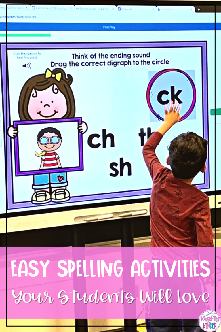 Easy Spelling Activities Your Students Will Love - Krafty in Kinder