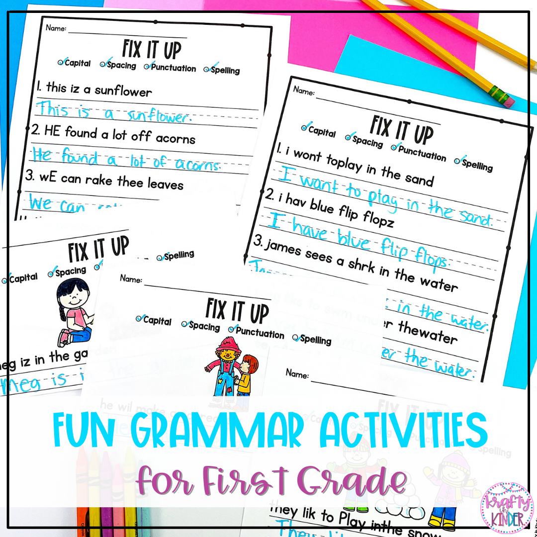 fun-grammar-activities-for-the-1st-grade-classroom-krafty-in-kinder