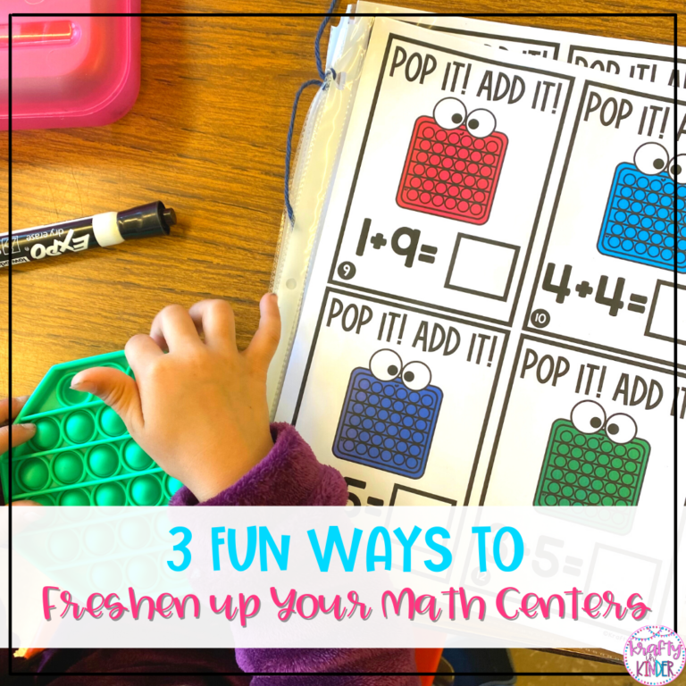 Are your math centers getting stale and boring? Use these 3 fun ways to freshen up your math centers to get everyone excited about math center time this year.