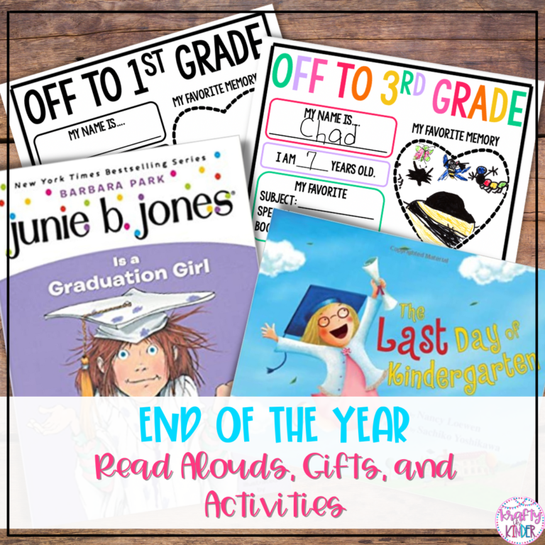 Use these fun and engaging end of the year activities as you approach those last few weeks of school before summer vacation!