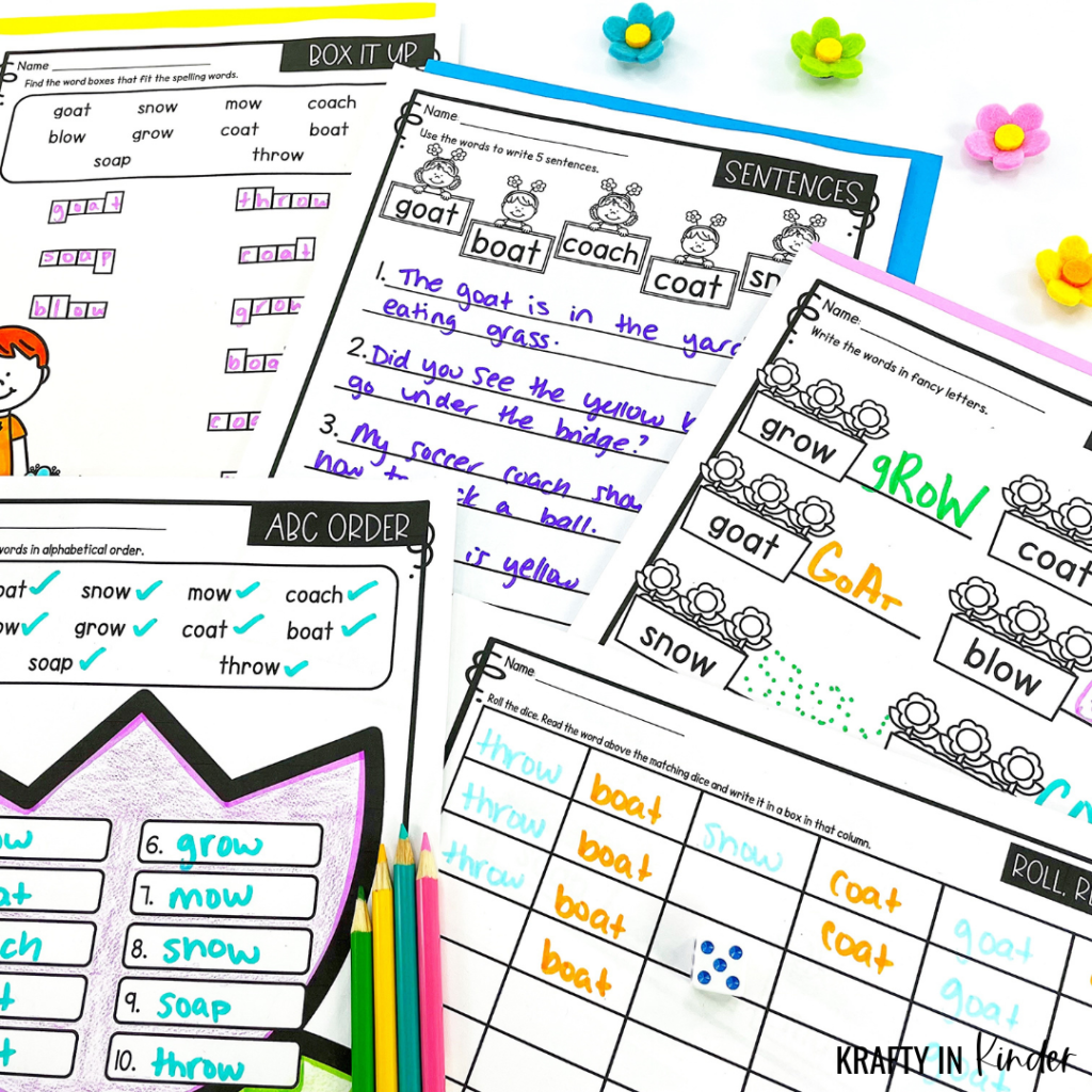 Try these free editable spelling worksheets in your classroom today! They can be used with any word list and only take 10 seconds to create!