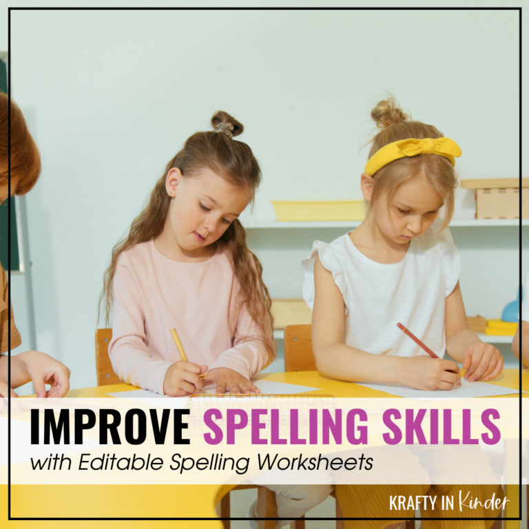 Improve your students' spelling skills with easy-to-use editable spelling worksheets. You can use these spelling activities with any list!