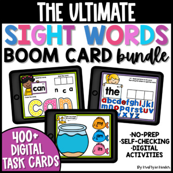 Help students learn to read and spell sight words with these interactive Sight Word Boom Cards.