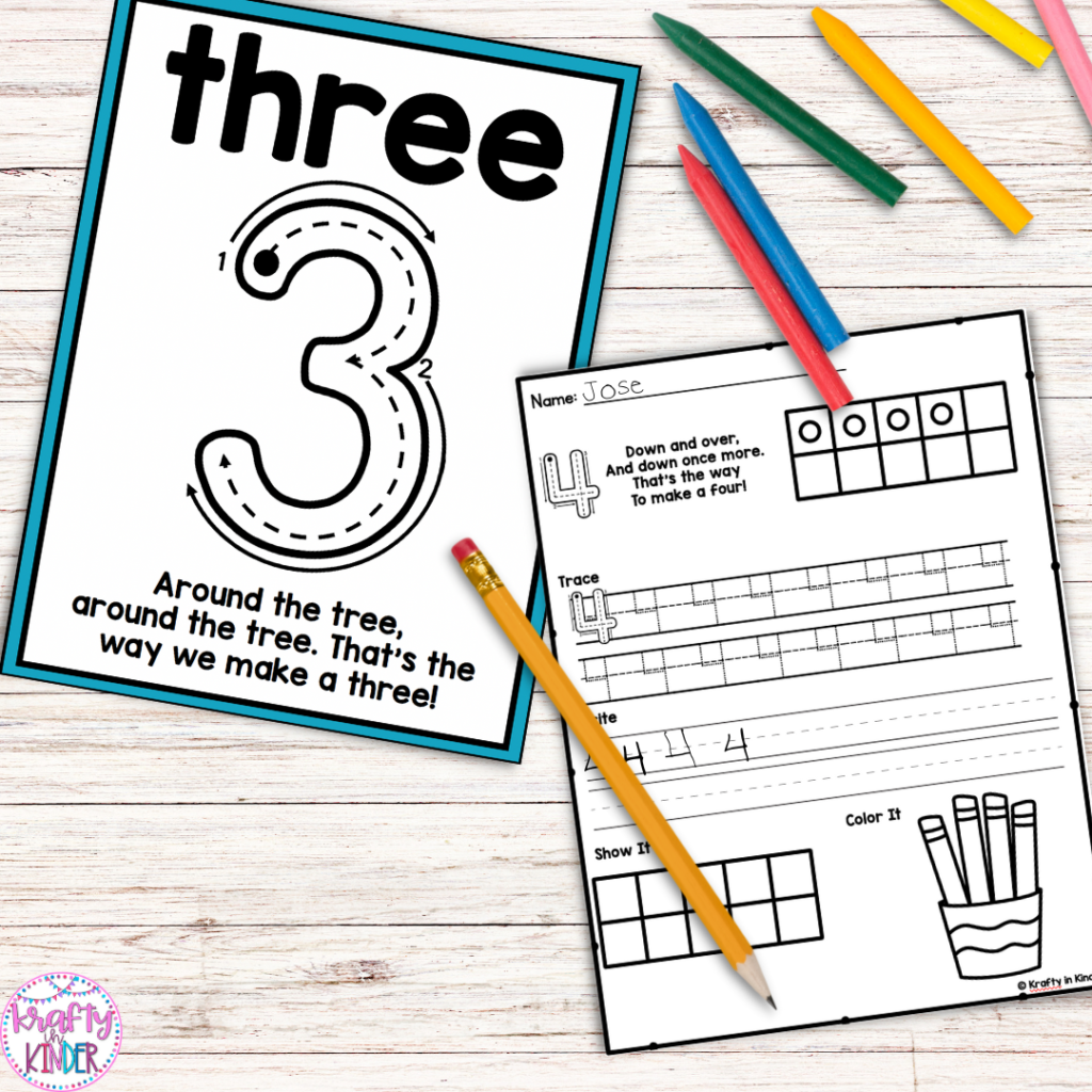 Print and laminate these mini posters and worksheets to get in even more number formation practice your students can use during centers or independent practice.