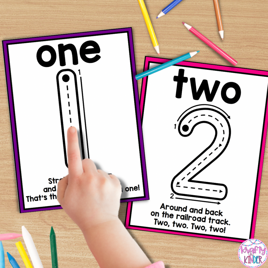 Use these fun number formation posters with engaging poems to help your students remember how to form each of the numbers when practicing your number formation skills.