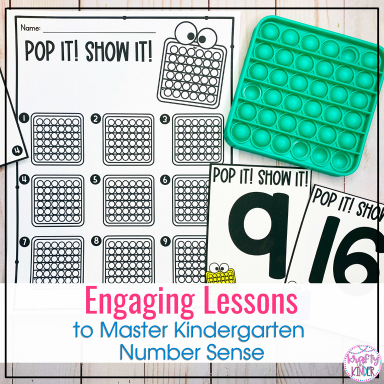 Use these kindergarten number sense activities to help your students build a strong foundation in number sense skills.