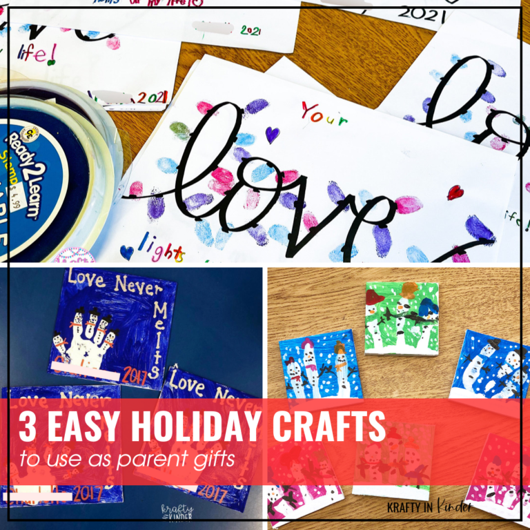 Here are 3 easy ideas for holiday crafts you can do in your classroom this year!