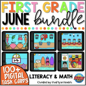 Grab some fun math and literacy review activities to use with your students in June!