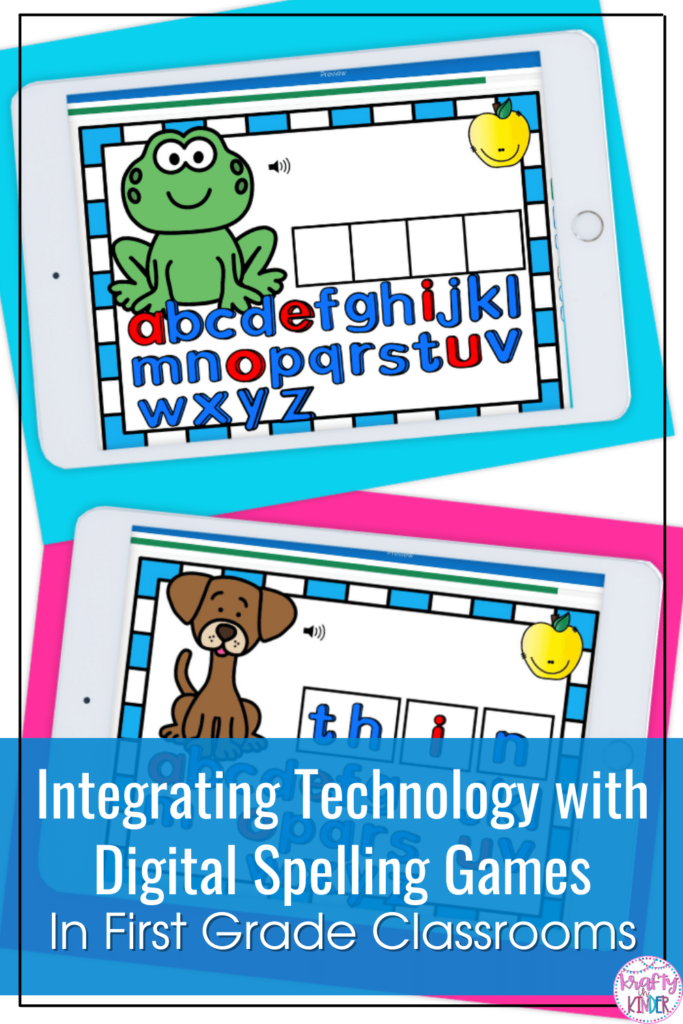 Looking for a way to integrate technology in your first grade classroom and tackle spelling skills at the same time? If so, then these digital spelling games have you covered throughout the year with Boom Card decks dedicated to digraphs, r blends, cvce words and more!