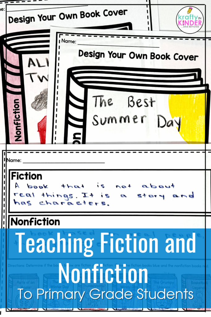 If you teach primary students head over to this blog post for practical tips and ideas for teaching them to identify fiction and nonfiction books and texts. 