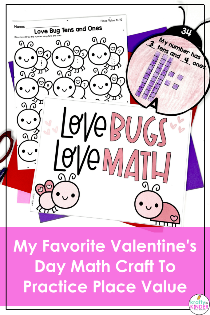 What is better than a Valentine's Day craft? A Valentine's Day math craft that will have students practicing place value! Even better, this "Love Bugs" math activity can be turned into a Valentine's Day bulletin board when students are finished.