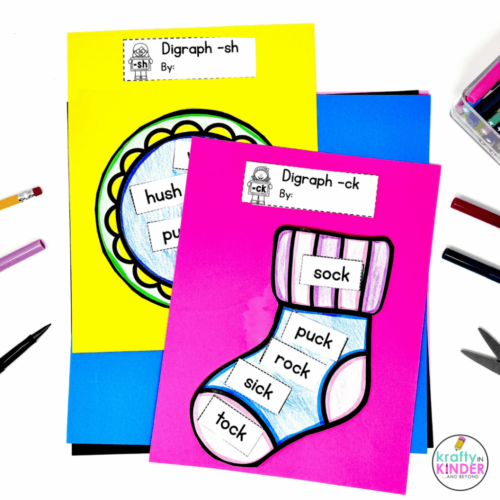 Crafts like these are the perfect way to sneak in some interactive phonics activities into your centers and small groups.