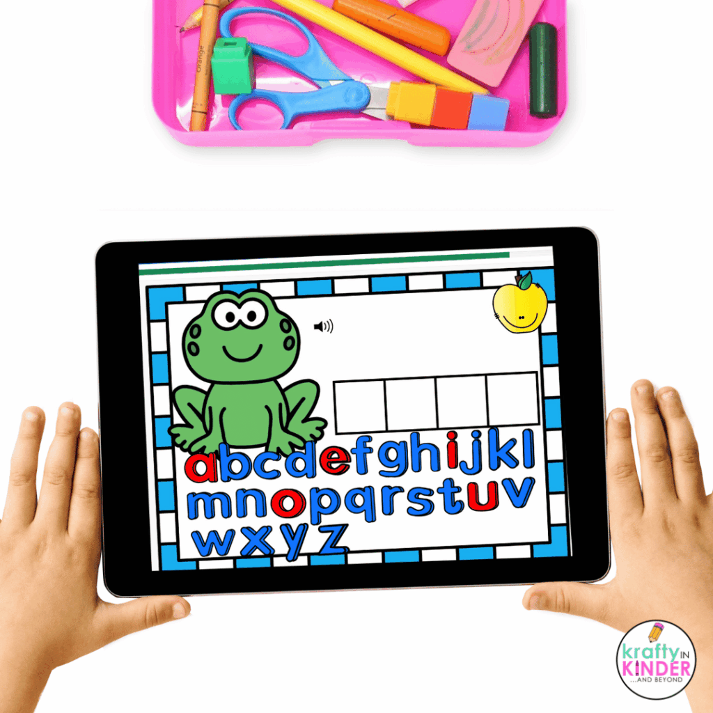 Make your independent phonics centers digital using Boom Cards.