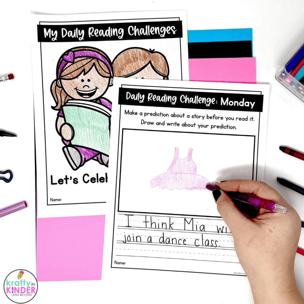 Kick off the day with a reading challenge like this one about making predictions.