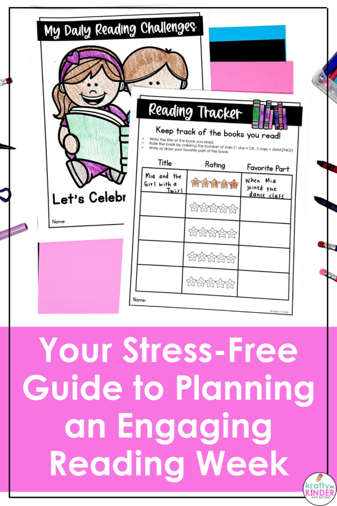 Looking for a simple but engaging way to celebrate reading in your lower elementary classroom? Use this post as your stress-free guide to planning an engaging reading week for your students!