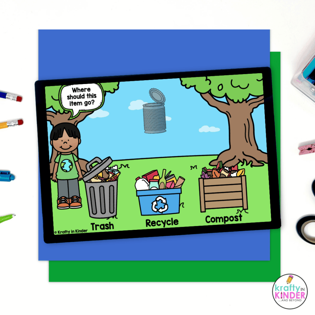 These digital activities will help students understand concepts like recycling and composting.