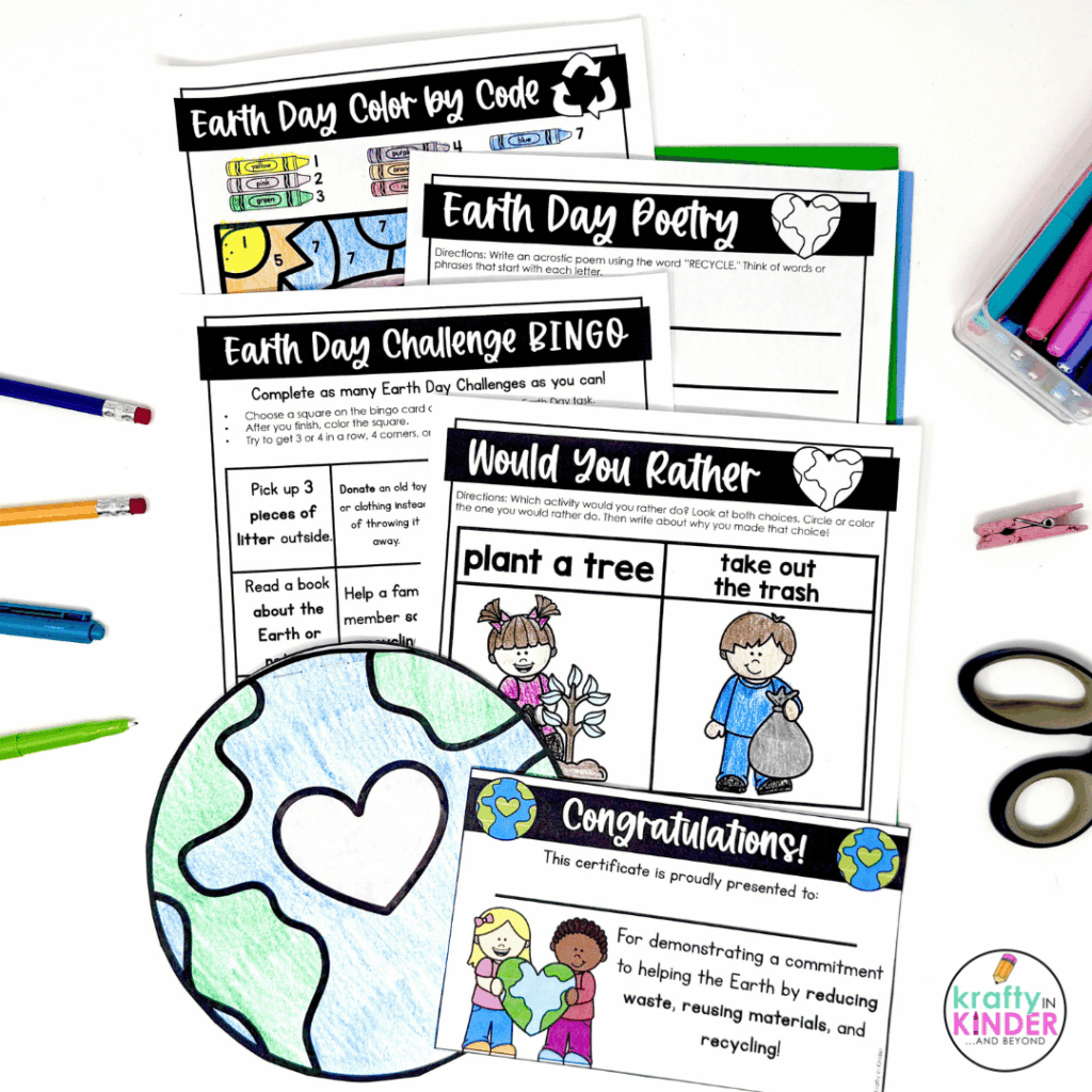 Earth Day activities help students understand that their choices matter.