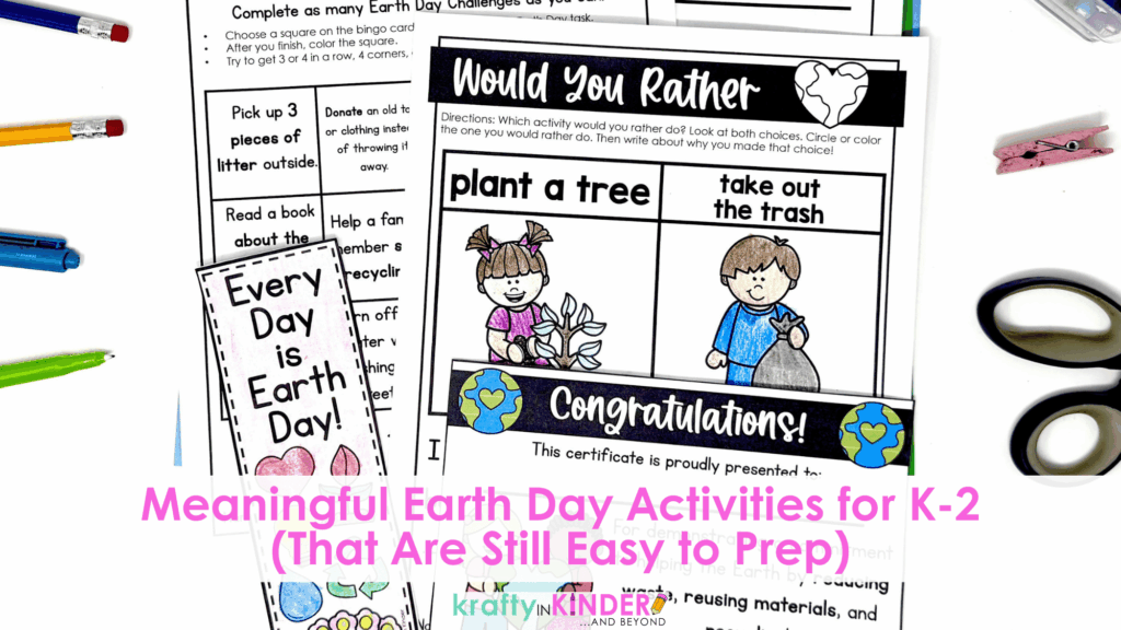 These Earth Day activities are meaningful while still being easy to prep.