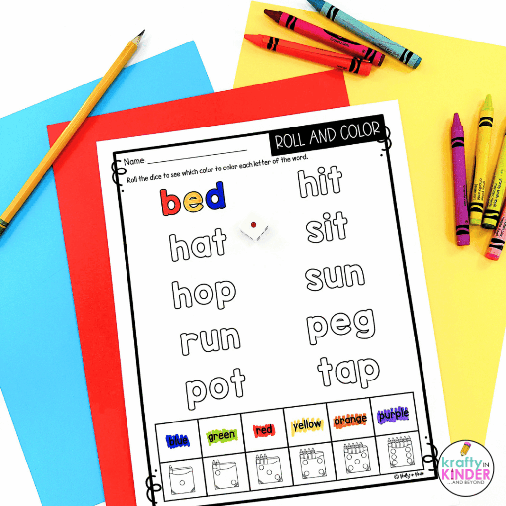 Introduce your back to school spelling activities in small manageable steps.