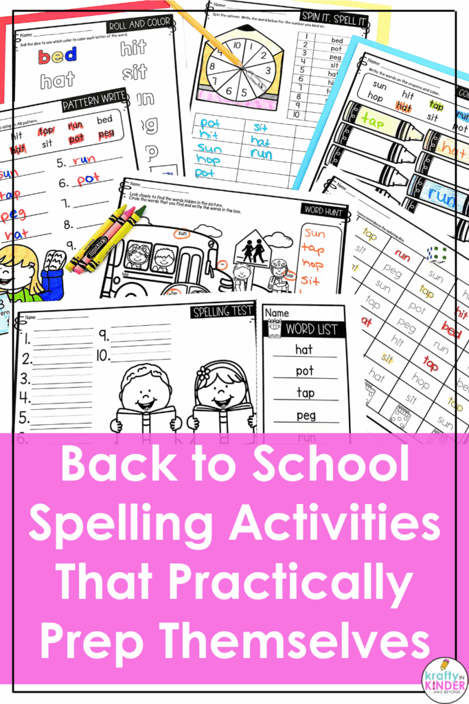 Make spelling practice simple and stress-free with these Back to School Spelling Activities That Practically Prep Themselves! Perfect for busy elementary teachers, these no-prep or low-prep activities help students build spelling skills while staying engaged from day one. Great for centers, morning work, homework, or early finishers—just print and go for an easy start to the school year!
