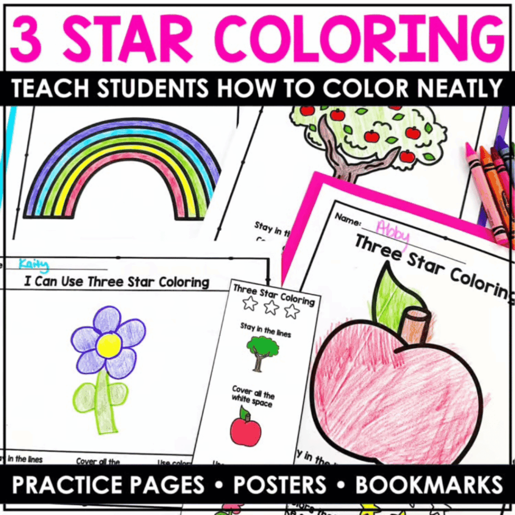 This 3 star resources is the perfect way to teach kindergarten writing expectations in a stress free way.