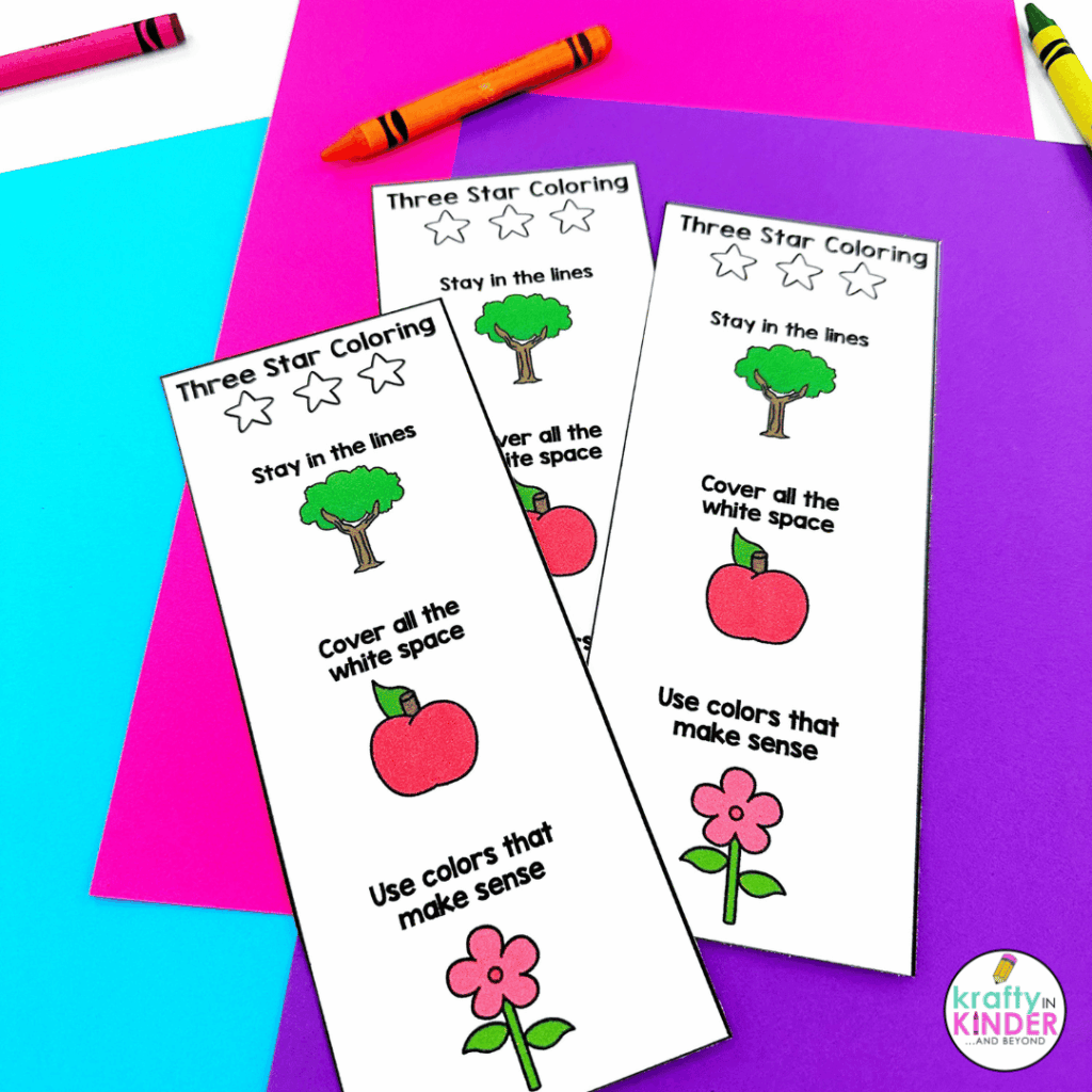 Make reminders fun with these kindergarten writing expectation cards.