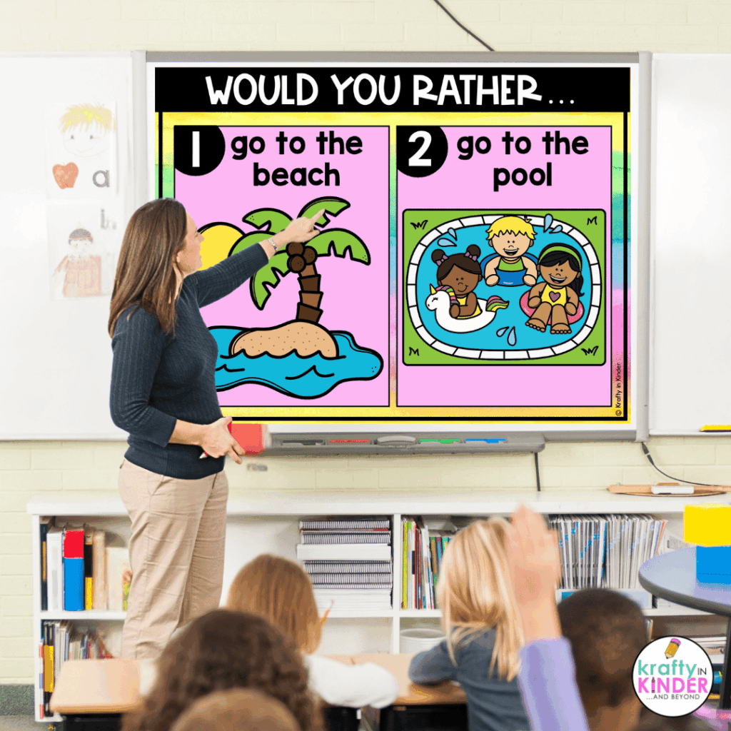 Start the year with an interactive game of 
"Would You Rather?"