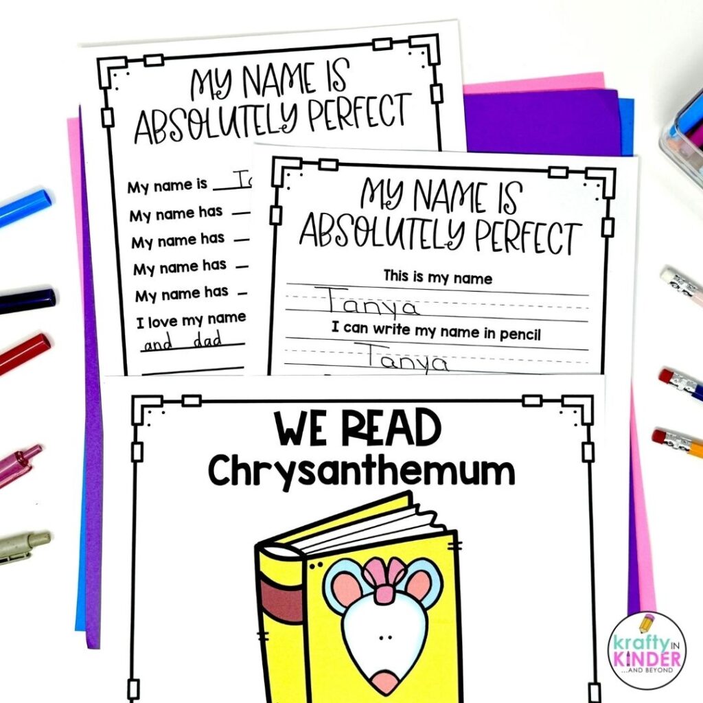 Chrysanthemum is a great back to school read aloud because it celebrates student names.