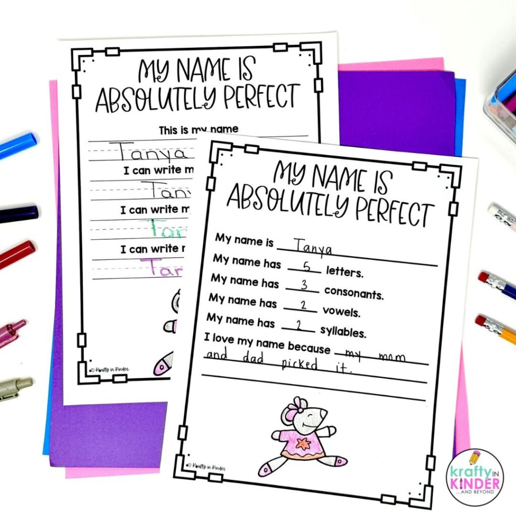 These Chrysanthemum activities include fun name pages that students will love.