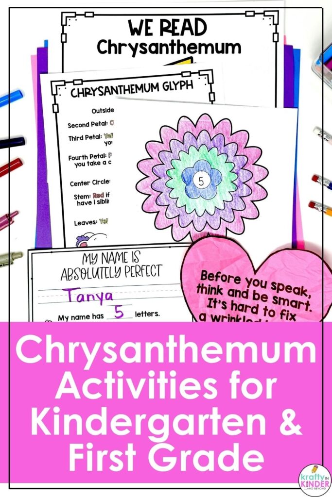 Looking for engaging Chrysanthemum activities for kindergarten and first grade? These fun, easy-to-prep activities help students explore kindness and celebrate students names.