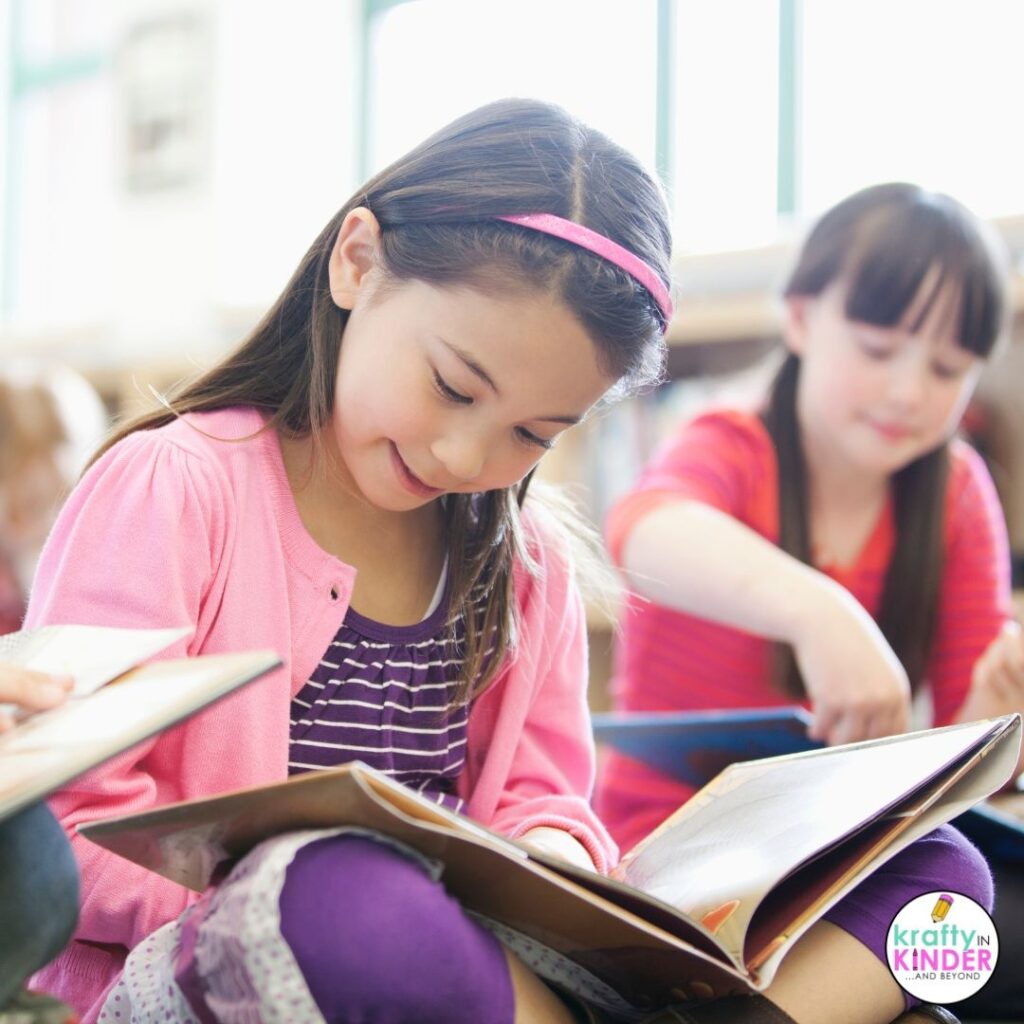 Reading stamina is so important in kindergarten and first grade.